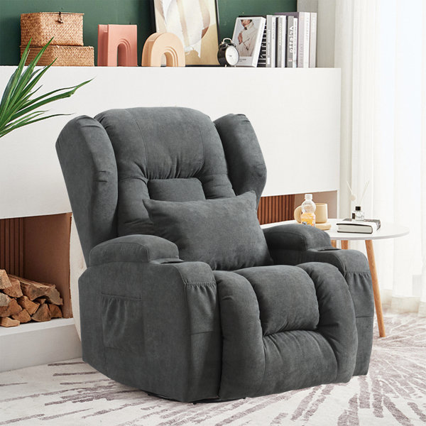 Isabelle & Max™ Kiryazov Swivel Rocker Recliner Manual Rocking Glider